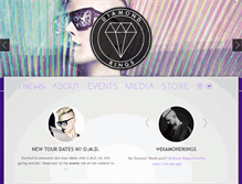 Tablet Screenshot of diamondringsmusic.com